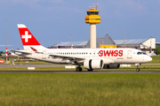 Swiss International Airlines Airbus A220-100 (HB-JBD) at  Hamburg - Fuhlsbuettel (Helmut Schmidt), Germany