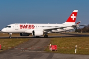 Swiss International Airlines Airbus A220-100 (HB-JBD) at  Hamburg - Fuhlsbuettel (Helmut Schmidt), Germany