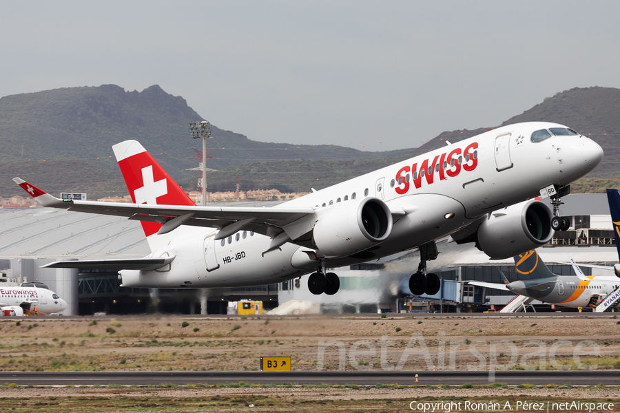 Swiss International Airlines Airbus A220-100 (HB-JBD) | Photo 538596