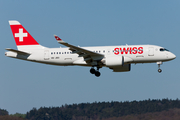 Swiss International Airlines Airbus A220-100 (HB-JBD) at  Zurich - Kloten, Switzerland