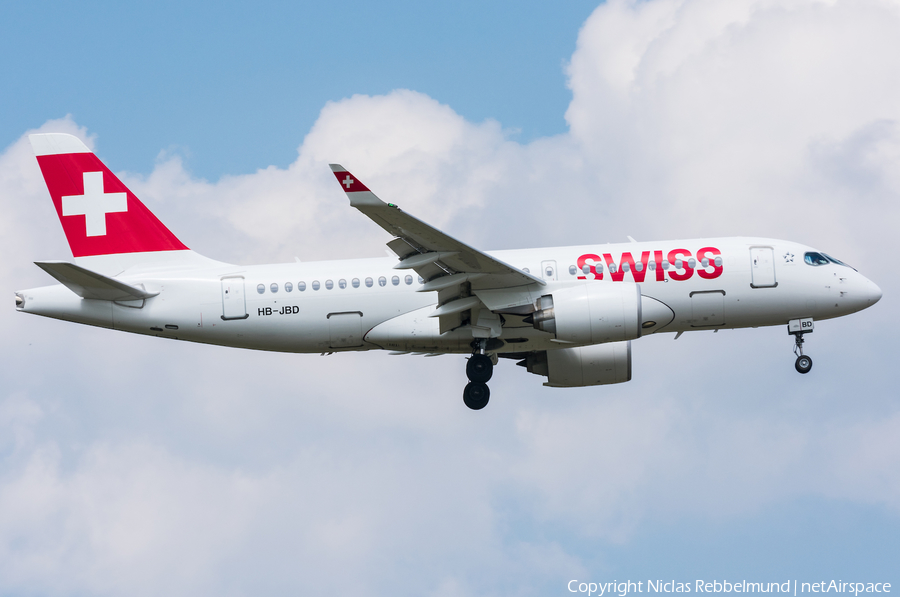 Swiss International Airlines Airbus A220-100 (HB-JBD) | Photo 258732