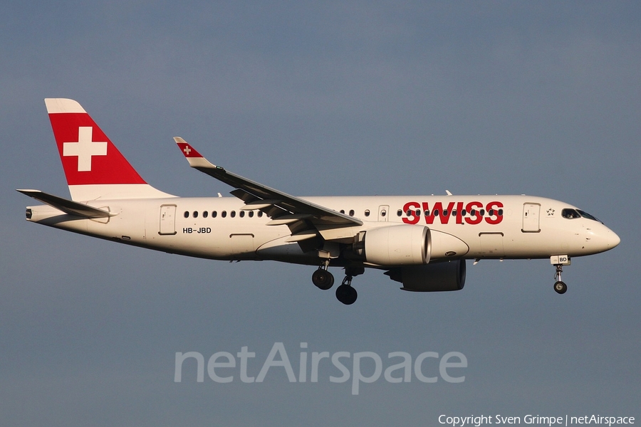 Swiss International Airlines Airbus A220-100 (HB-JBD) | Photo 247759