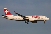 Swiss International Airlines Airbus A220-100 (HB-JBD) at  Hamburg - Fuhlsbuettel (Helmut Schmidt), Germany