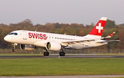 Swiss International Airlines Airbus A220-100 (HB-JBD) at  Hamburg - Fuhlsbuettel (Helmut Schmidt), Germany