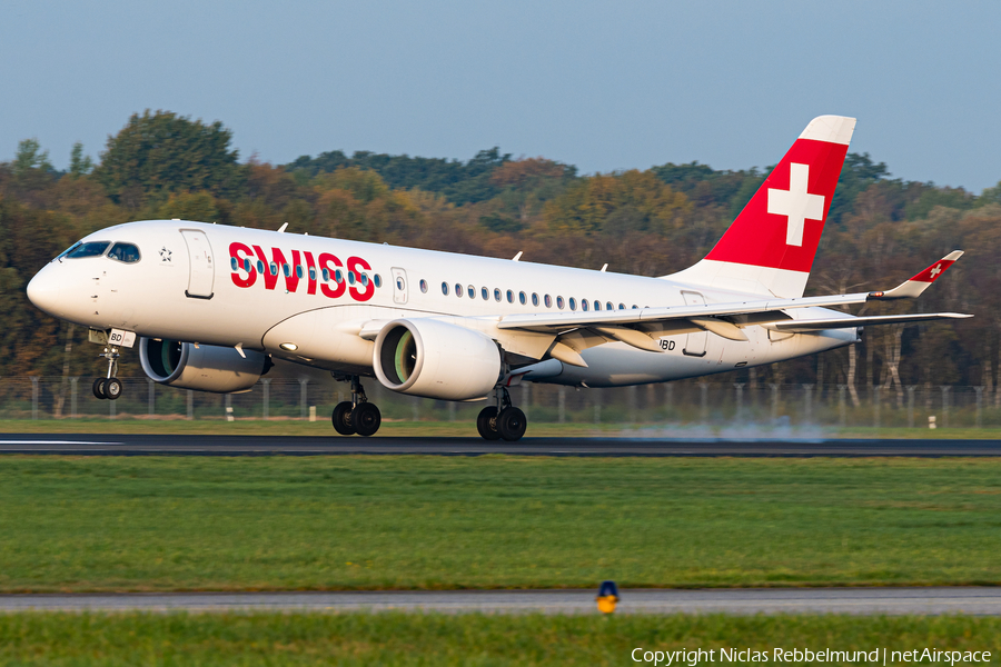 Swiss International Airlines Airbus A220-100 (HB-JBD) | Photo 353185