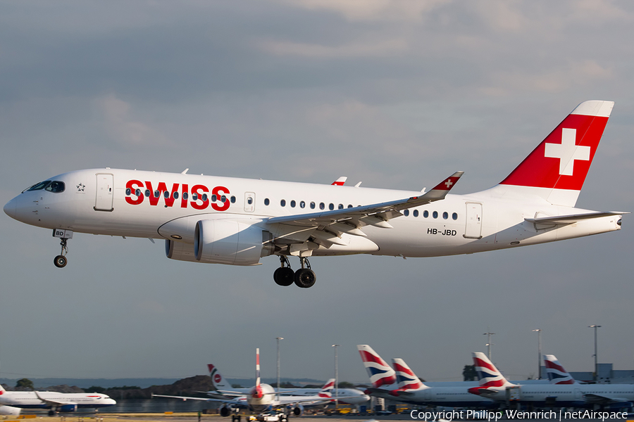 Swiss International Airlines Airbus A220-100 (HB-JBD) | Photo 194133