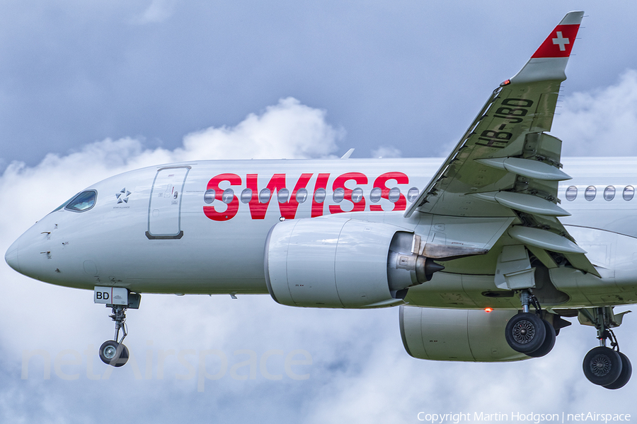 Swiss International Airlines Airbus A220-100 (HB-JBD) | Photo 247975