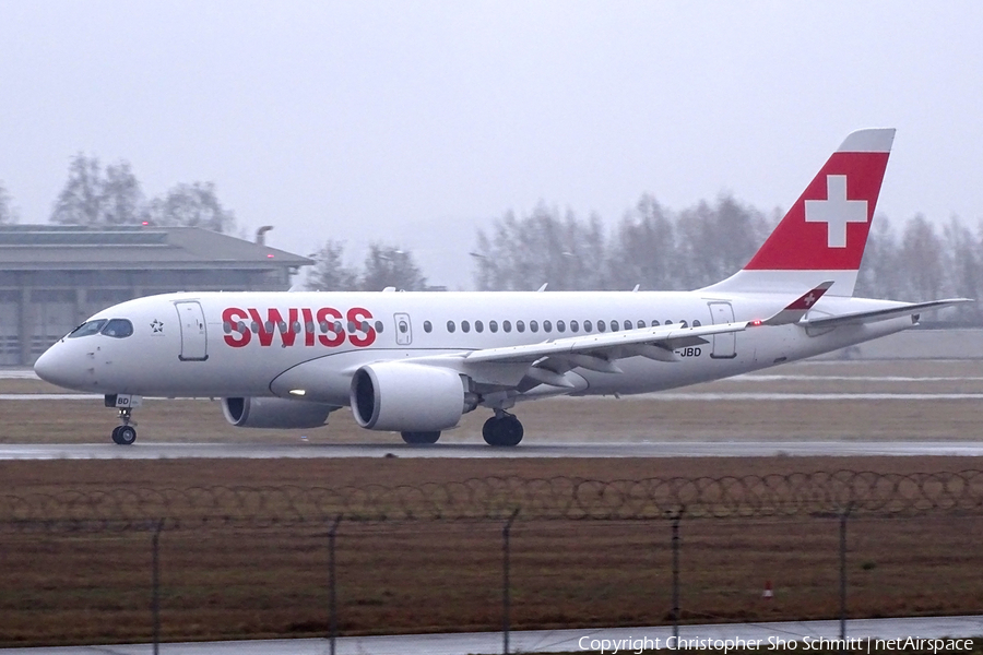 Swiss International Airlines Airbus A220-100 (HB-JBD) | Photo 135404