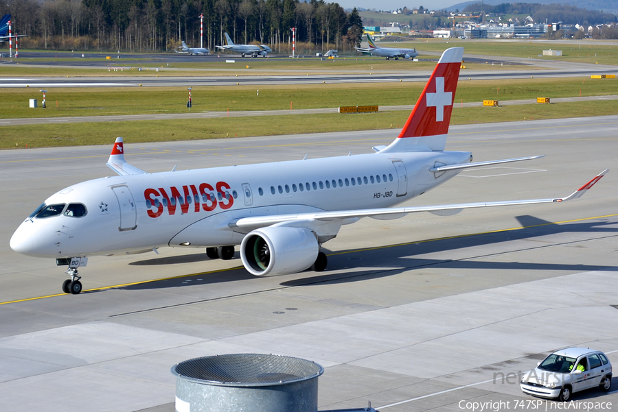 Swiss International Airlines Airbus A220-100 (HB-JBD) | Photo 222182