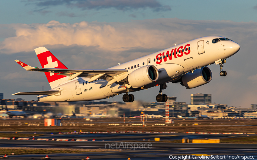 Swiss International Airlines Airbus A220-100 (HB-JBE) | Photo 375905