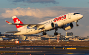 Swiss International Airlines Airbus A220-100 (HB-JBE) at  Frankfurt am Main, Germany