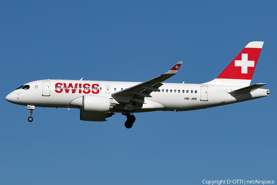 Swiss International Airlines Airbus A220-100 (HB-JBE) | Photo 167663