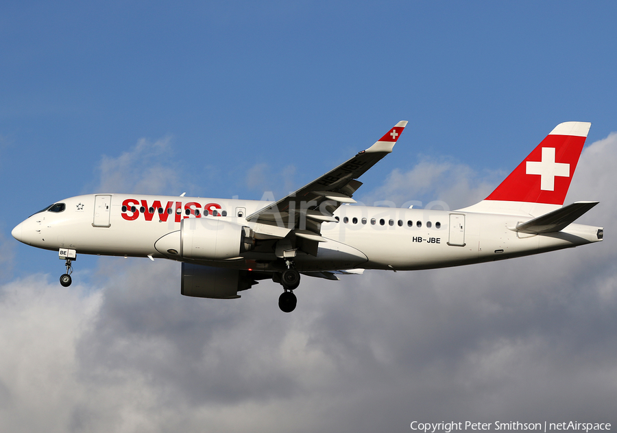 Swiss International Airlines Airbus A220-100 (HB-JBE) | Photo 212923