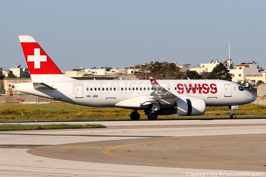 Swiss International Airlines Airbus A220-100 (HB-JBE) | Photo 153797