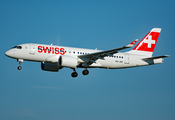 Swiss International Airlines Airbus A220-100 (HB-JBE) at  Oslo - Gardermoen, Norway