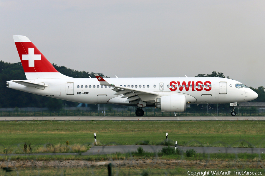 Swiss International Airlines Airbus A220-100 (HB-JBF) | Photo 466101