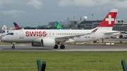 Swiss International Airlines Airbus A220-100 (HB-JBF) at  Dublin, Ireland