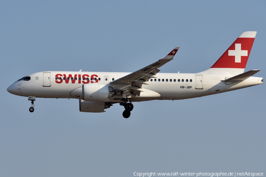 Swiss International Airlines Airbus A220-100 (HB-JBF) | Photo 469718