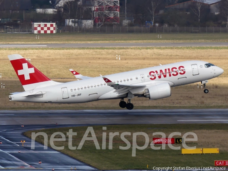 Swiss International Airlines Airbus A220-100 (HB-JBF) | Photo 229421