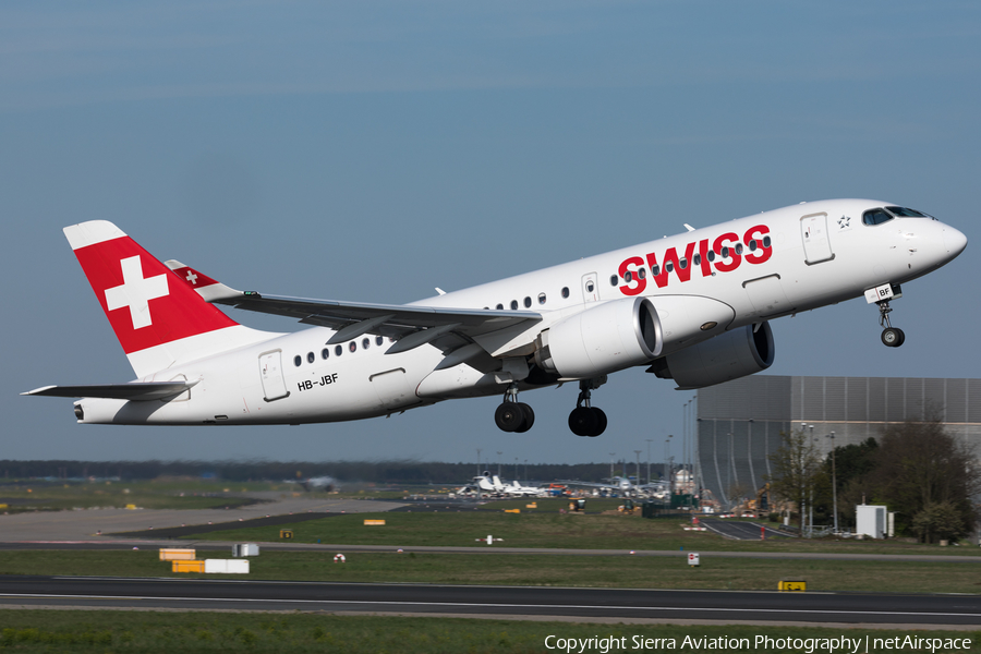 Swiss International Airlines Airbus A220-100 (HB-JBF) | Photo 327518