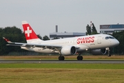 Swiss International Airlines Airbus A220-100 (HB-JBF) at  Hamburg - Fuhlsbuettel (Helmut Schmidt), Germany