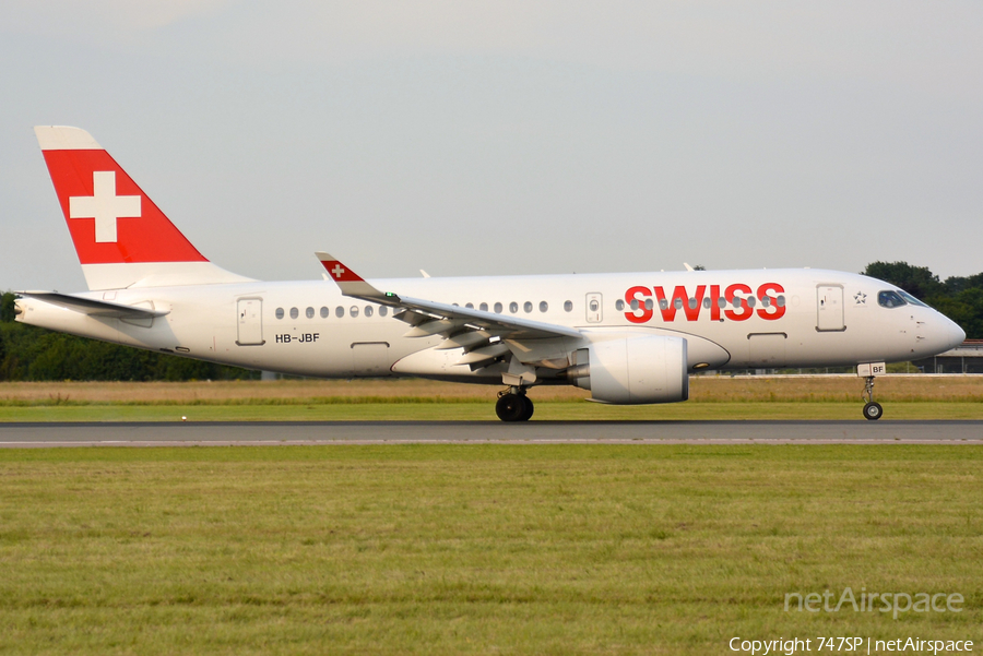 Swiss International Airlines Airbus A220-100 (HB-JBF) | Photo 176431