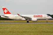 Swiss International Airlines Airbus A220-100 (HB-JBF) at  Hamburg - Fuhlsbuettel (Helmut Schmidt), Germany