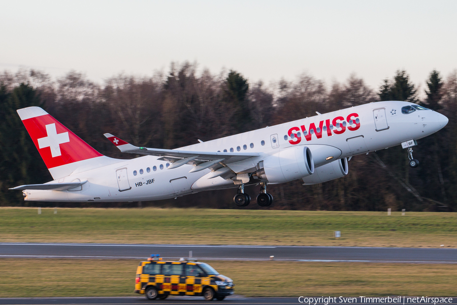 Swiss International Airlines Airbus A220-100 (HB-JBF) | Photo 209107
