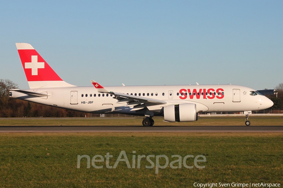 Swiss International Airlines Airbus A220-100 (HB-JBF) | Photo 209426