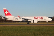 Swiss International Airlines Airbus A220-100 (HB-JBF) at  Hamburg - Fuhlsbuettel (Helmut Schmidt), Germany