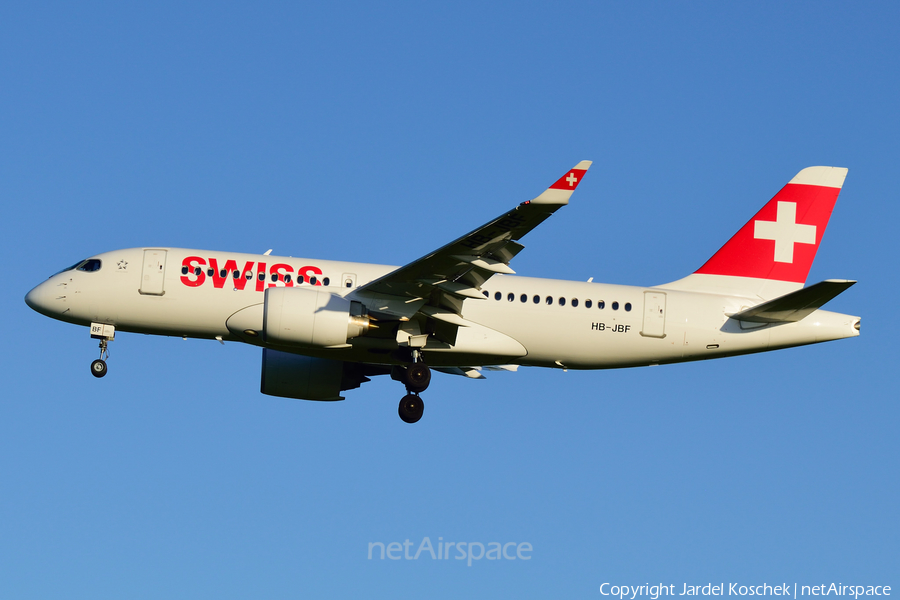 Swiss International Airlines Airbus A220-100 (HB-JBF) | Photo 244143
