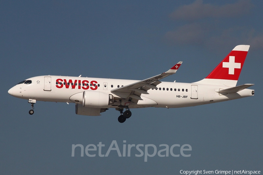 Swiss International Airlines Airbus A220-100 (HB-JBF) | Photo 247538