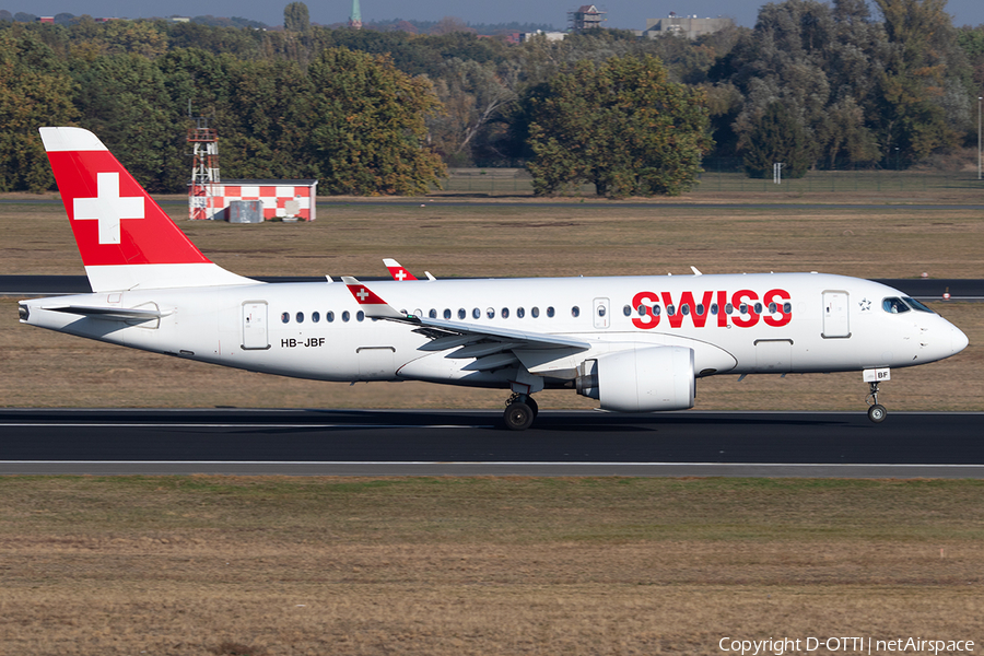 Swiss International Airlines Airbus A220-100 (HB-JBF) | Photo 269952