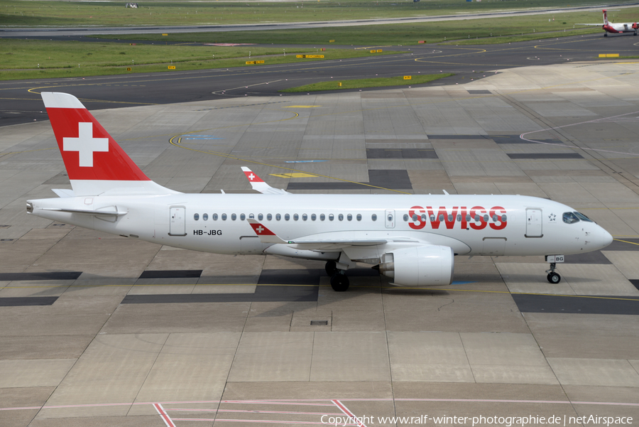 Swiss International Airlines Airbus A220-100 (HB-JBG) | Photo 528252