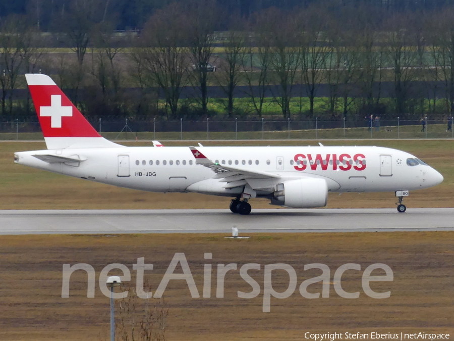 Swiss International Airlines Airbus A220-100 (HB-JBG) | Photo 364533