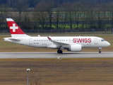 Swiss International Airlines Airbus A220-100 (HB-JBG) at  Munich, Germany