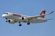Swiss International Airlines Airbus A220-100 (HB-JBG) at  Warsaw - Frederic Chopin International, Poland