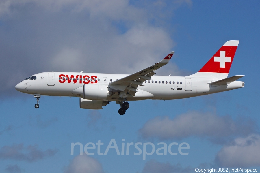 Swiss International Airlines Airbus A220-100 (HB-JBG) | Photo 156375