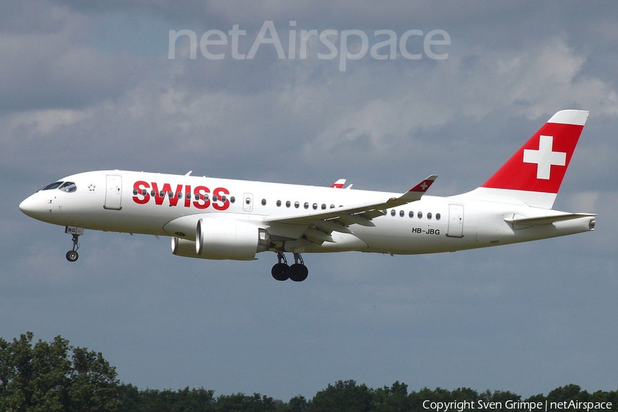 Swiss International Airlines Airbus A220-100 (HB-JBG) | Photo 174230