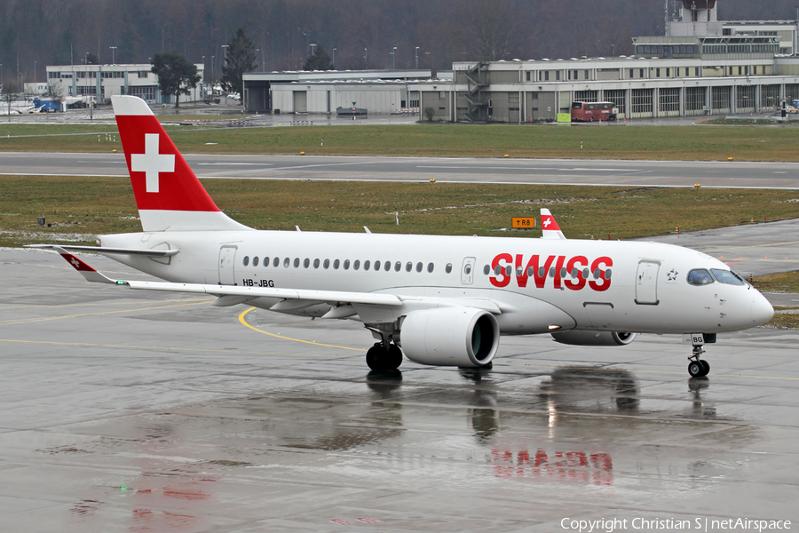 Swiss International Airlines Airbus A220-100 (HB-JBG) | Photo 227934