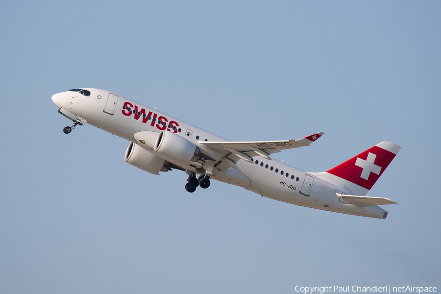 Swiss International Airlines Airbus A220-100 (HB-JBG) | Photo 244550