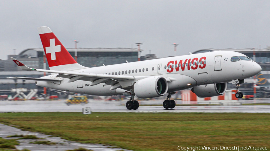 Swiss International Airlines Airbus A220-100 (HB-JBH) | Photo 529068