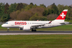 Swiss International Airlines Airbus A220-100 (HB-JBH) at  Hamburg - Fuhlsbuettel (Helmut Schmidt), Germany