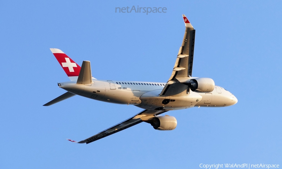 Swiss International Airlines Airbus A220-100 (HB-JBH) | Photo 442137