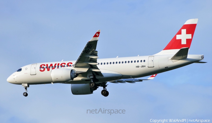 Swiss International Airlines Airbus A220-100 (HB-JBH) | Photo 449764