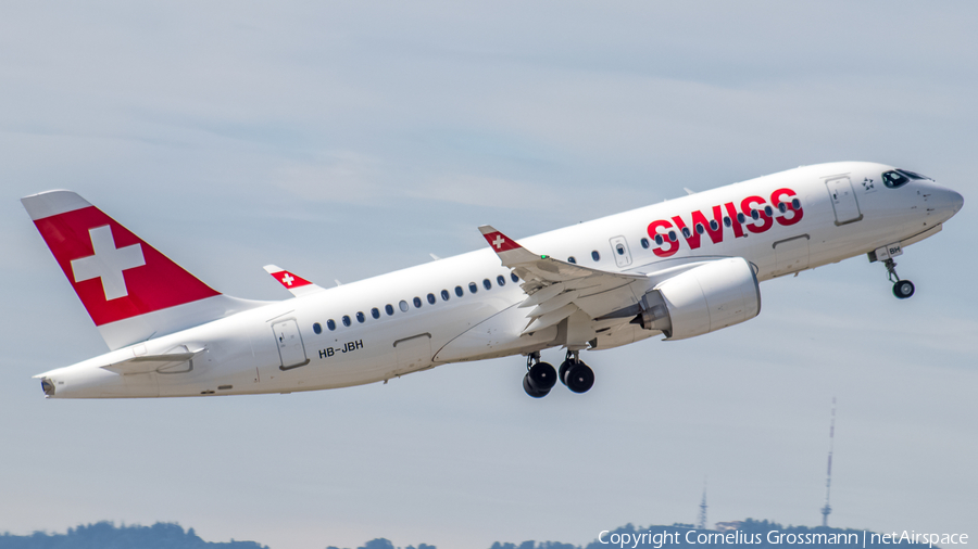 Swiss International Airlines Airbus A220-100 (HB-JBH) | Photo 422888