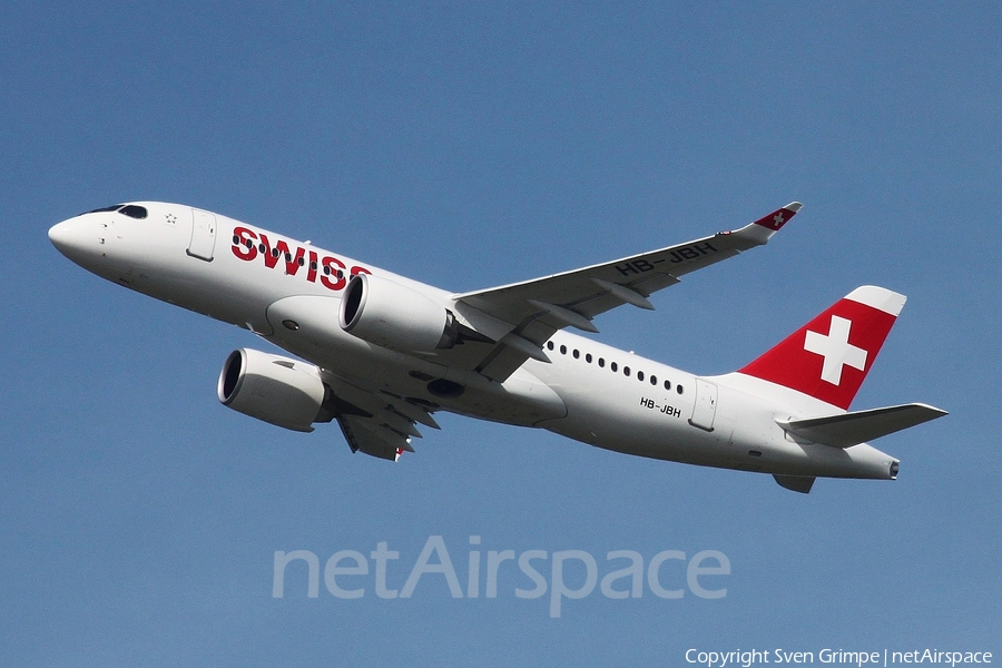 Swiss International Airlines Airbus A220-100 (HB-JBH) | Photo 168589