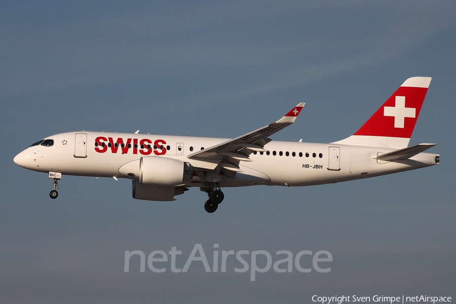 Swiss International Airlines Airbus A220-100 (HB-JBH) | Photo 168834