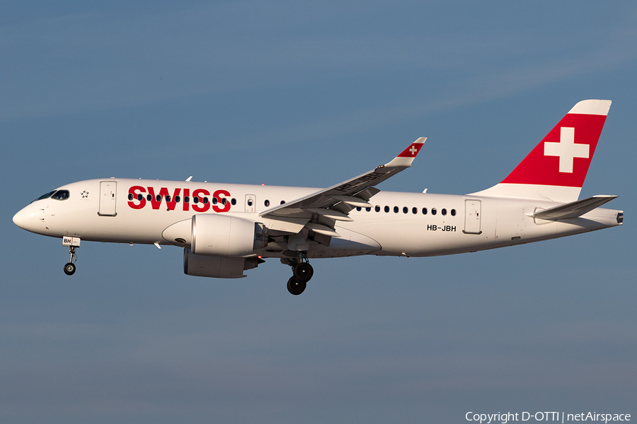 Swiss International Airlines Airbus A220-100 (HB-JBH) | Photo 168843