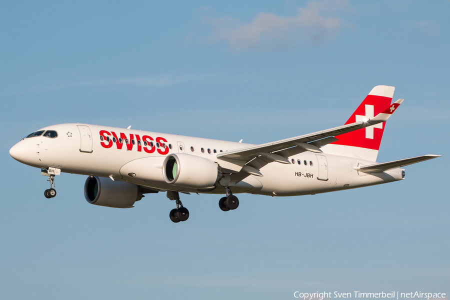 Swiss International Airlines Airbus A220-100 (HB-JBH) | Photo 168867